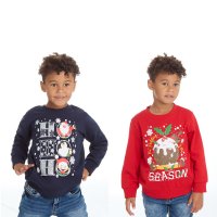 11C164: Assorted Infants Christmas Fleece Sweatshirts (2-6 Years)